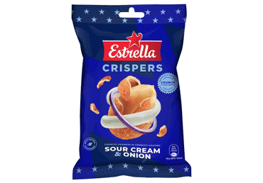 Žemės riešutai apvalk. ESTRELLA CRISPERS, griet., svog. sk., 140 g - 2