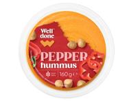 Humusas su paprikomis WELL DONE, 160 g