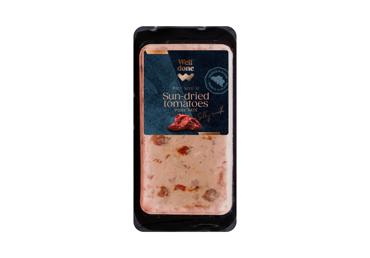 Paštetas su saulėje dž. pomidorais WELL DONE PREMIUM, nerūš., 150 g