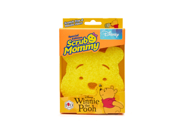 Valymo kempinėlė SCRUB DADDY Scrub Mommy Disney Winnie the Pooh, 1 vnt. - 1
