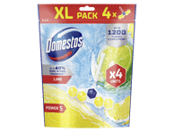 Tualeto gaiviklis ir valiklis DOMESTOS POWER 5 LIME, 200 g, 4 x 50 g