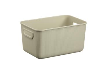 Plastikinė daiktadėže, 5 L, smėlio spalvos