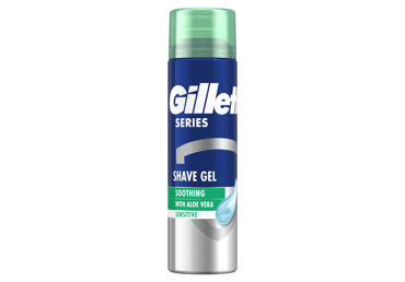 Jautrios odos skutimosi gelis GILLETTE SERIES SENSITIVE, 200 ml