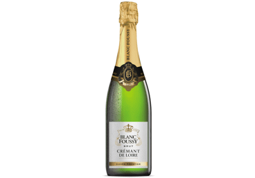 Putojantis baltasis sausas vynas BLANC FOUSSY BRUT, 750 ml