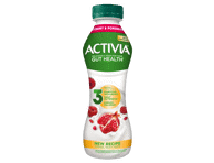 Geriam. jogurtas ACTIVIA su avietėmis, granatais, 2,6% rieb., 300 g