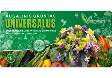 Augalinis gruntas UNIVERSALUS 15l.