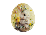 Kiaušinių lėkštė Easter Fun 21x24 cm