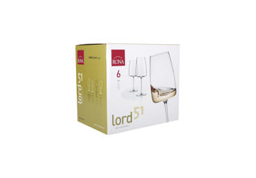 Vyno taurės RONA Lord 510 ml, 6 vnt.