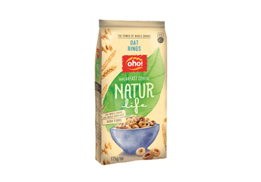 Sausi pusryčiai įvairiagrūdžiai žiedeliai OHO NATURAL LIFE, 175 g Sausi pusryčiai įvairiagrūdžiai žiedeliai OHO NATURAL LIFE, 175 g