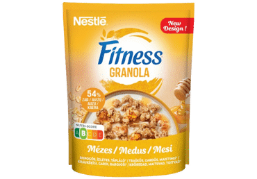 NAUJA! Granola FITNESS NESTLE su medumi ir mineral. medž., 300 g