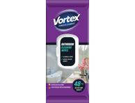 Drėgnosios servetėlės VORTEX voniai valyti, 48 vnt.