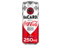 Alkoholinis kokteilis BACARDI&COCA-COLA, 250 ml