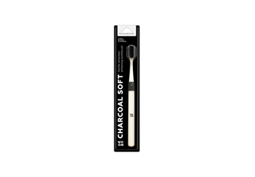Dantų šepetėlis WOOM CHARCOAL SOFT, juodas, 1 vnt. Dantų šepetėlis WOOM CHARCOAL SOFT, juodas, 1 vnt.