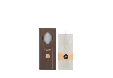 Kvepianti palmių vaško žvakė balta CANDLE FAMILY, 13 cm