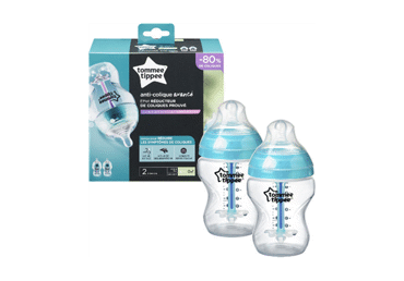 Buteliukai ANTI COLIC TOMMEE TIPPEE (260 ml x 2 vnt.), 120 g