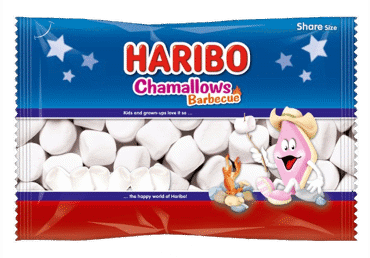 Zefyrai HARIBO CHAMALLOWS BARBECUE, 300 g | BARBORA