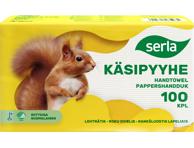 Popieriniai rankšluosčiai SERLA Orava, 2 sluoksnių, 100 vnt.