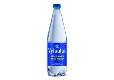 Gazuotas natūralus mineralinis vanduo VYTAUTAS, 1 l 
