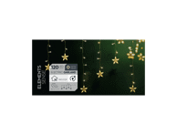 Elektrinė vidaus girlianda, 120 LED, 1 vnt.; žvaigzdžės;220x110cm