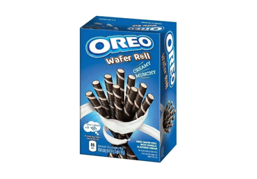 Vaflinės lazdelės OREO WAFER ROLL vanilės skonio, 54 g - 2