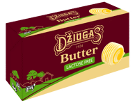 Sviestas be laktozės DŽIUGAS, 82 % rieb., 170 g