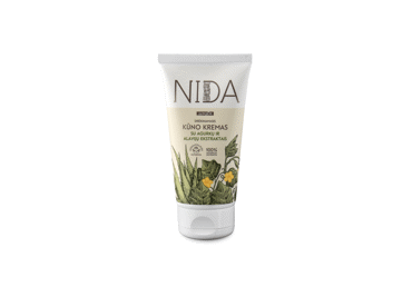Drėkinamasis kūno kremas NIDA su alavijų ir agurkų ekstr., 150 ml
