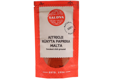 Raudonoji aitrioji rūkyta paprika (malta) SALDVA, 25 g Raudonoji aitrioji rūkyta paprika (malta) SALDVA, 25 g