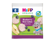 Ekolog. ryžių ir mėlynių paplotėliai HIPP (nuo 8 mėn.), 30 g
