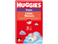 Sauskelnės-kelnaitės HUGGIES PANTS BOYS 3 (6-11 kg), 58 vnt.