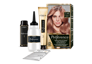 L'Oreal Paris Preference ilgalaikiai plaukų dažai, 7.23 - 2
