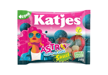Guminukai KATJES ASTRO QUEEN SOUR, 210 g
