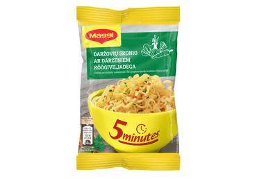 Greitai paruošiami makaronai MAGGI, daržovių skonio, 59.2 g