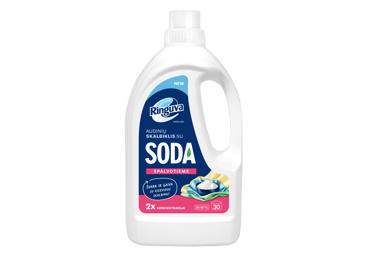 Koncentruotas skalbiklis su soda RINGUVA spalvotiems audiniams, 30 skalbimų, 1,2 l