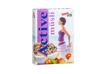Gruzdinti javainiai ACTIVE su medumi ir riešutais, 400 g Gruzdinti javainiai ACTIVE su medumi ir riešutais, 400 g