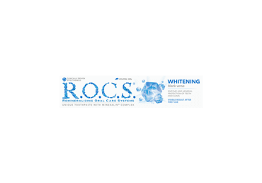 Dantų pasta R.O.C.S. WHITENING, 74 g