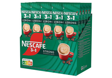 Tirpiosios kavos gėrimas NESCAFE 3IN1 STRONG, 392 g