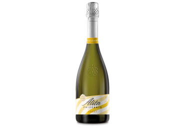 Pusiau putojantis baltasis saldus vynas ALITA FRIZZANTE, 750 ml