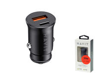Išmanusis automobilinis įkroviklis HAVIT PD20W/QC18W, 1 vnt.