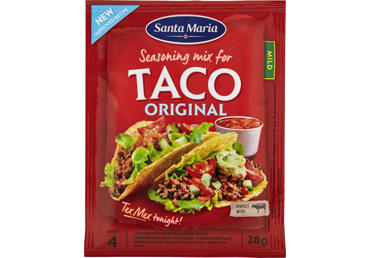 Takų prieskonių mišinys SANTA MARIA TEX MEX, 28 g