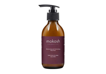 Kūno losjonas MOKOSH MOISTURIZING SWEET CHERRY & AMBER, 200 ml