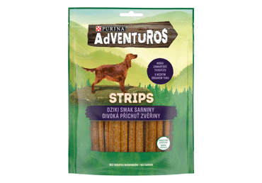 Šunų skanėstas ADVENTUROS (juostelės), 90 g