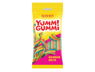 Rūgštūs guminukai ROSHEN YUMMI GUMMI SOUR BELTS, 70 g