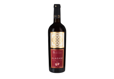 Raudonasis pusiau saldus vynas BEDIANI ALAZANI, 750 ml