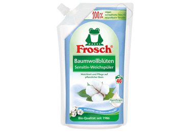 Skalbinių minkštiklis FROSCH, medvilnės žiedų kvapo, 1 l