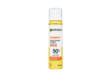 Odą skaistinanti dulksna nuo saulės SPF 50+ Vitaminas C, 75 ml