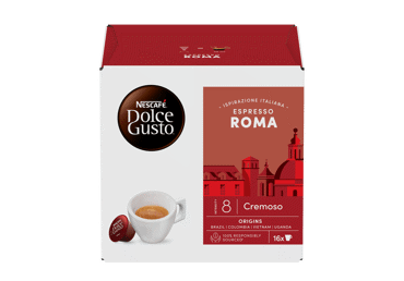 Kavos kapsulės NESCAFE DOLCE GUSTO ESPRESSO ROMA, 99.2 g