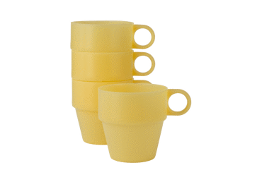 Plastikiniai puodeliai UNIWELL, 280 ml, 4 vnt. - 2
