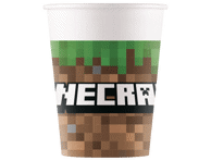 Popieriniai puodeliai MINECRAFT, 200 ml, 8 vnt.