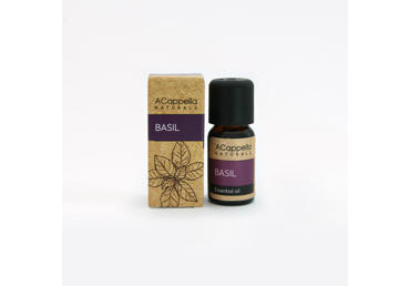 Bazilikų eterinis aliejus ACAPPELLA NATURALS, 10 ml, 1 vnt.