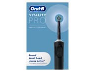 Elektrinis dantų šepetėlis ORAL-B Vitality Pro, Black, 1 vnt.